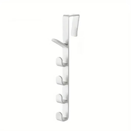 1pcs Plastic Hook Cabinet Door Hanging Rack Gadgets Holders Desk Shelves Kitchen Utensils Storage Organizer Bathroom Accessories