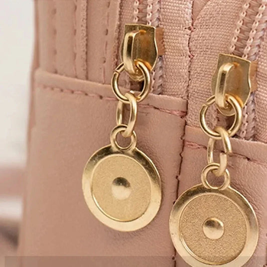 Women Fashion Mini Backpack Leisure Handbag with Phone Pocket Stylish Female Daypack