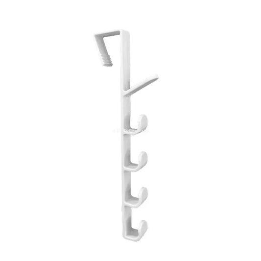 1pcs Plastic Hook Cabinet Door Hanging Rack Gadgets Holders Desk Shelves Kitchen Utensils Storage Organizer Bathroom Accessories